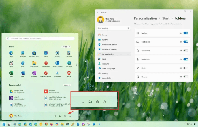 如何在开始菜单上添加文件夹快捷方式 Windows 11、10