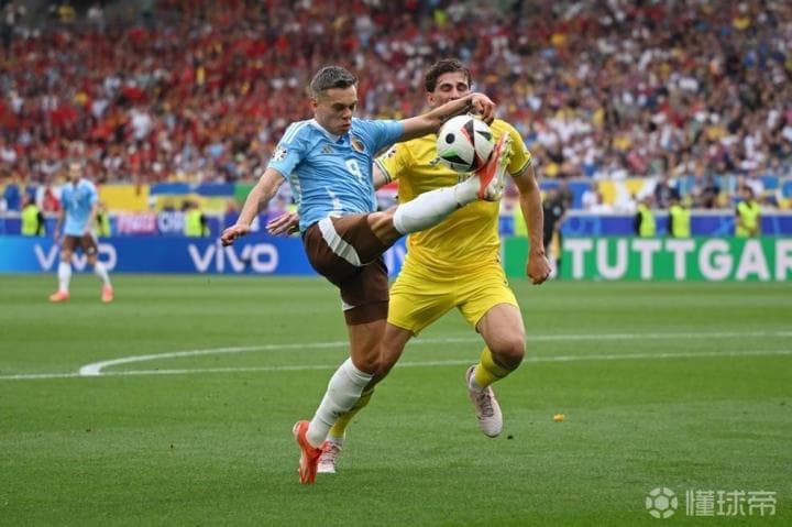 比利时vs乌克兰复盘：一个德布劳内不够用，战术不行斗志补