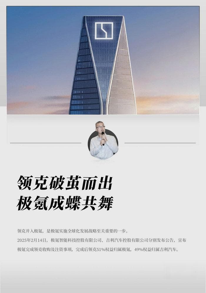极氪完成对领克收购：双品牌战略开启新能源汽车新纪元