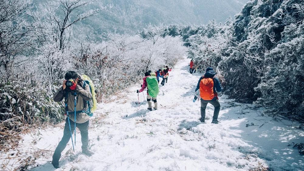 冬季龙王山徒步攻略,龙王山沿途景点