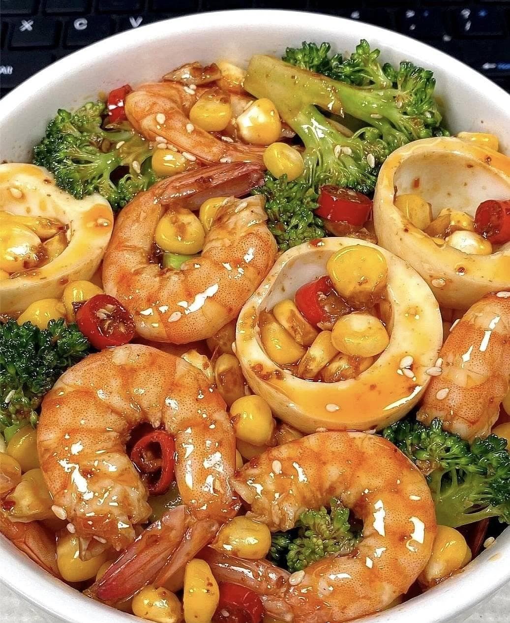 虾仁鸡蛋拌玉米粒——家的味道，简单又美味的幸福料理