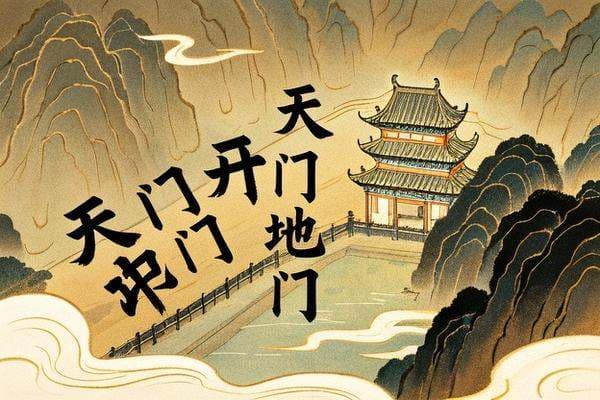 天门开地门四句口诀