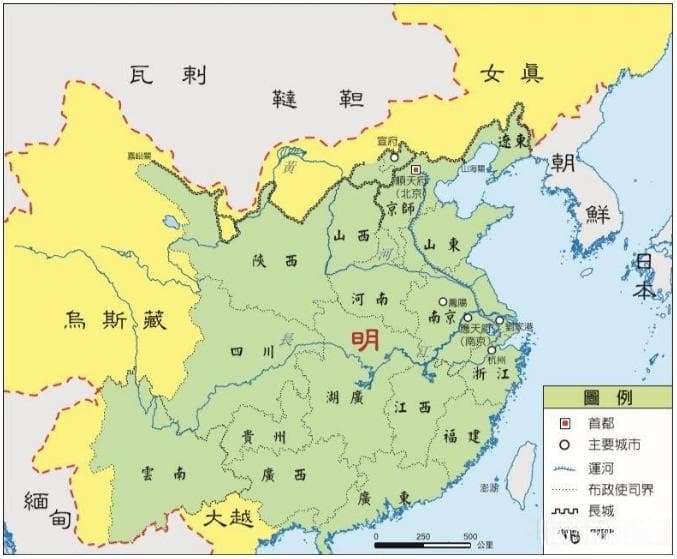 明朝与清朝疆域谁大谁小？跳出历史，换个角度思考一下