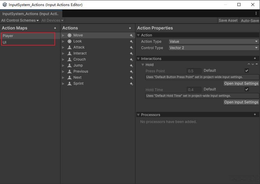 Unity6游戏开发之InputSystem：通过事件和接口方式监听输入配置文件