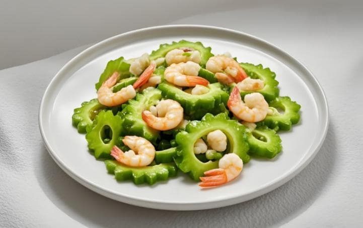 糖尿病食谱：苦瓜炒虾仁