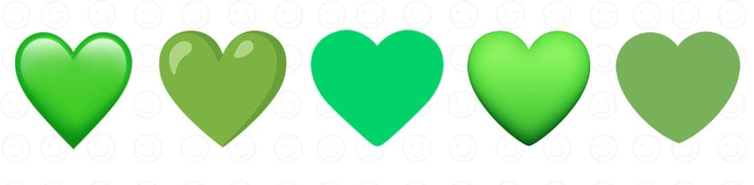 ❤心形emoji的颜色不同，含义也不同哦！