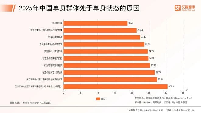 2025年中国单身经济市场消费行为调查数据