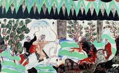 敦煌早期壁画中的配景山水：中西文化交融的艺术瑰宝