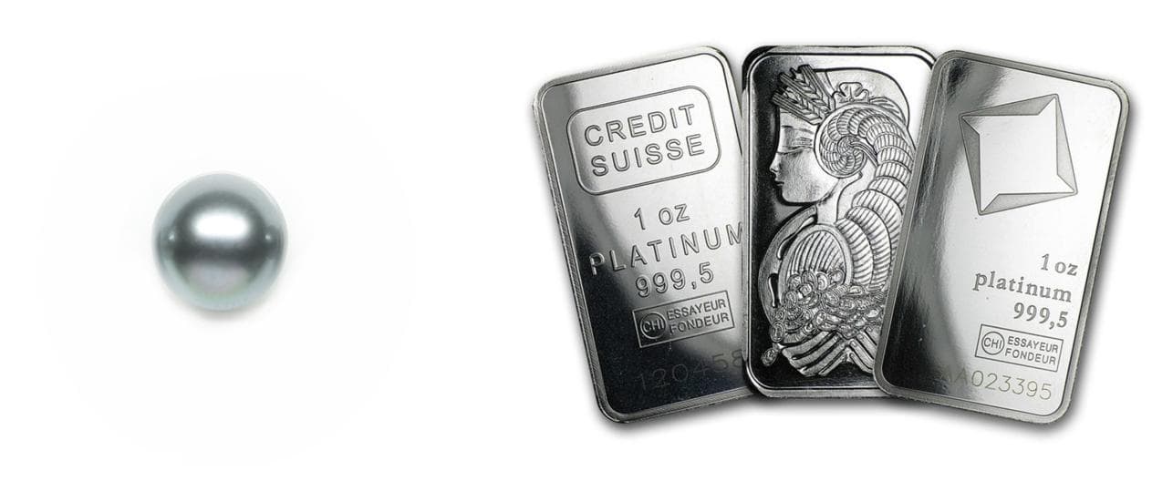 铂金灰（Platinum Gray）——大溪地珍珠