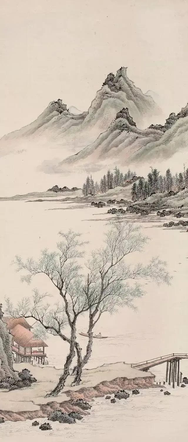 顾鹤庆：以江南实景入画，用色清新淡雅，绘就人间仙境