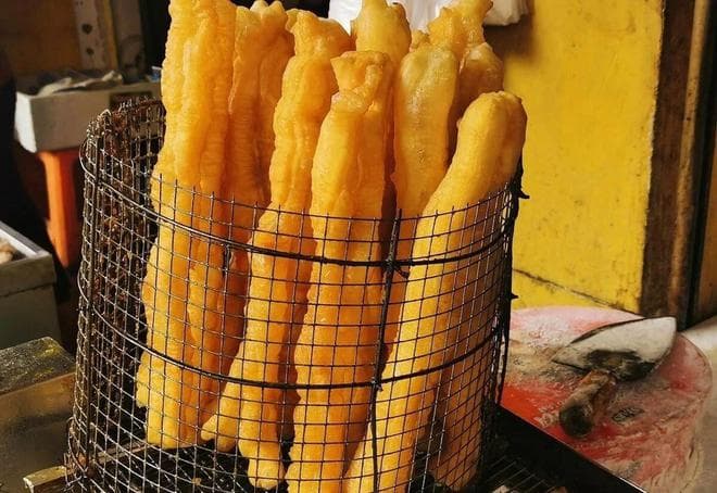 自制油条，1碗面能做3大筐，步骤详细简单，蓬松酥脆