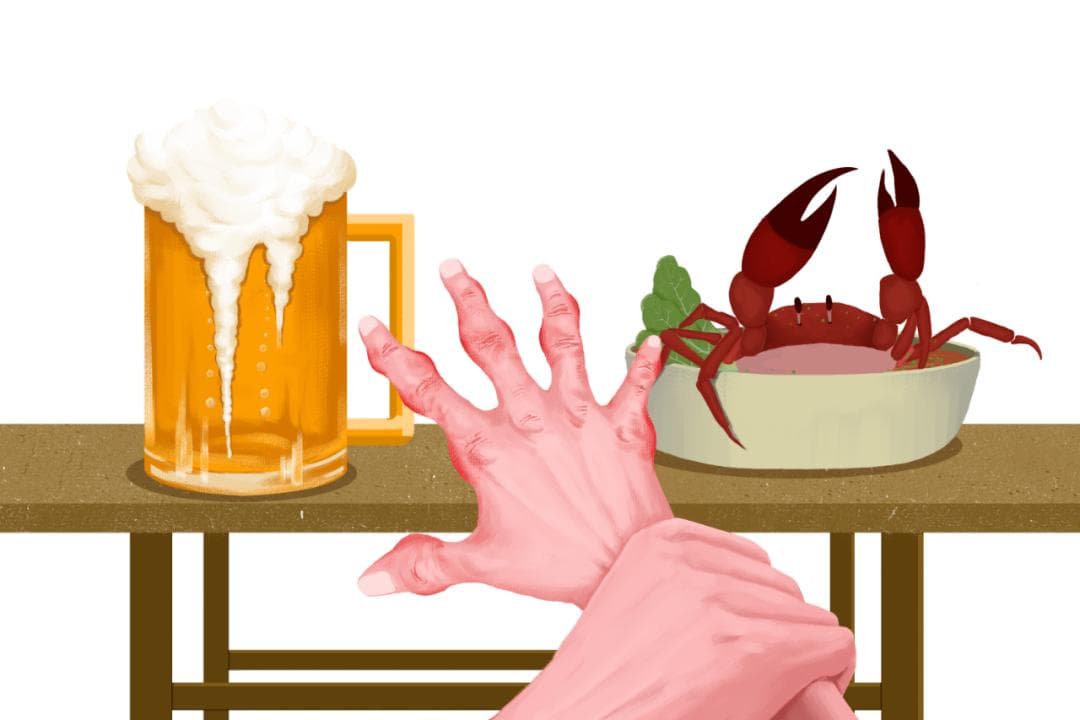 痛风的2大“隐藏杀手”，很多人不吃菌菇海鲜，却还是被它害了