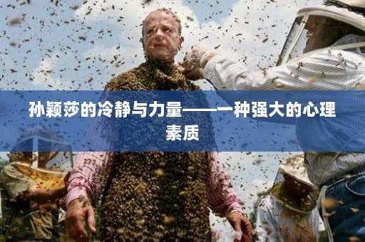 孙颖莎的冷静与力量——一种强大的心理素质