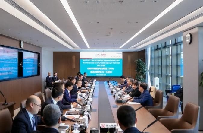 中国能建与越南电力深入交流