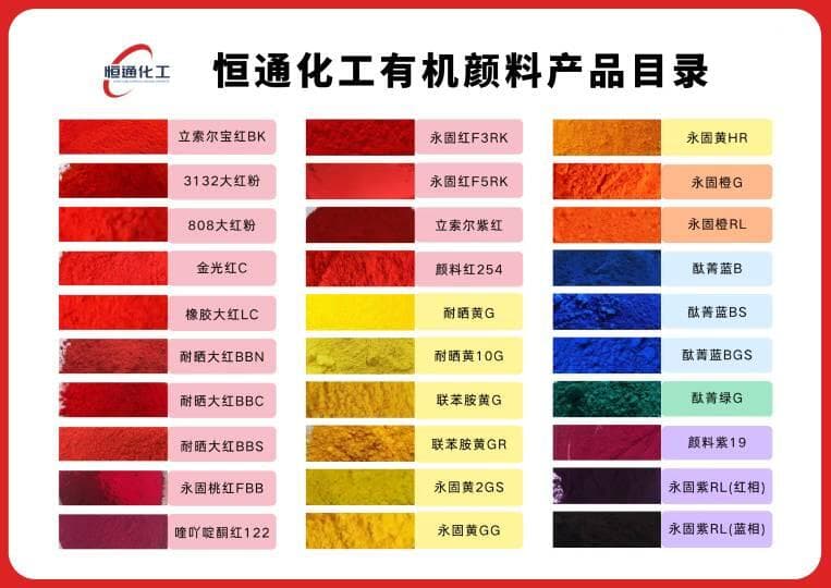 有机颜料与染料、无机颜料之间的异同简述