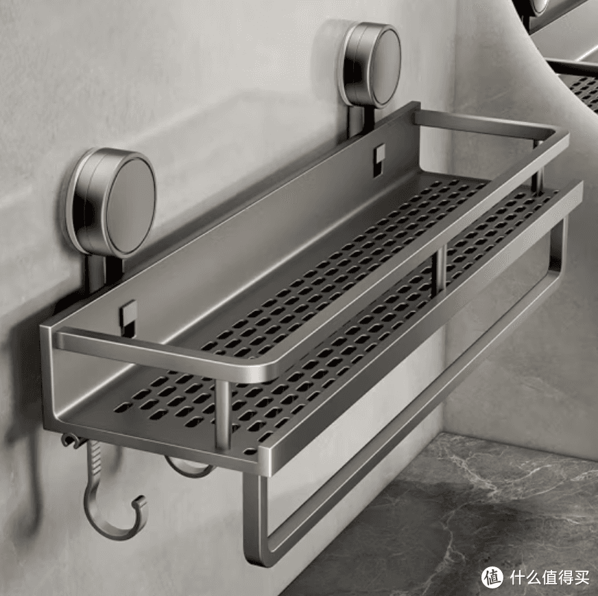 吸盘置物架的厨房收纳妙招：不打孔、不粘胶，提升整洁度与空间利用