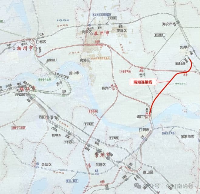 如皋高铁连接线建设取得重要进展，南通将实现直达南京南站