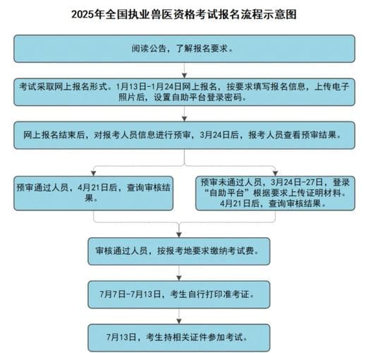 兽医执业资格证报名全攻略：时间、条件与材料准备详解