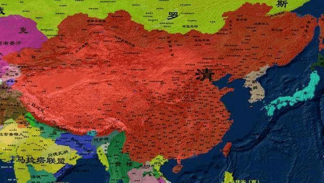 清朝版图扩张史：从关外小国到1316万平方公里